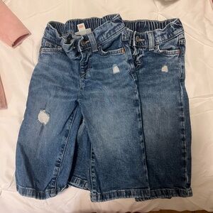 Cat & Jack Medium Blue Distressed Denim Shorts